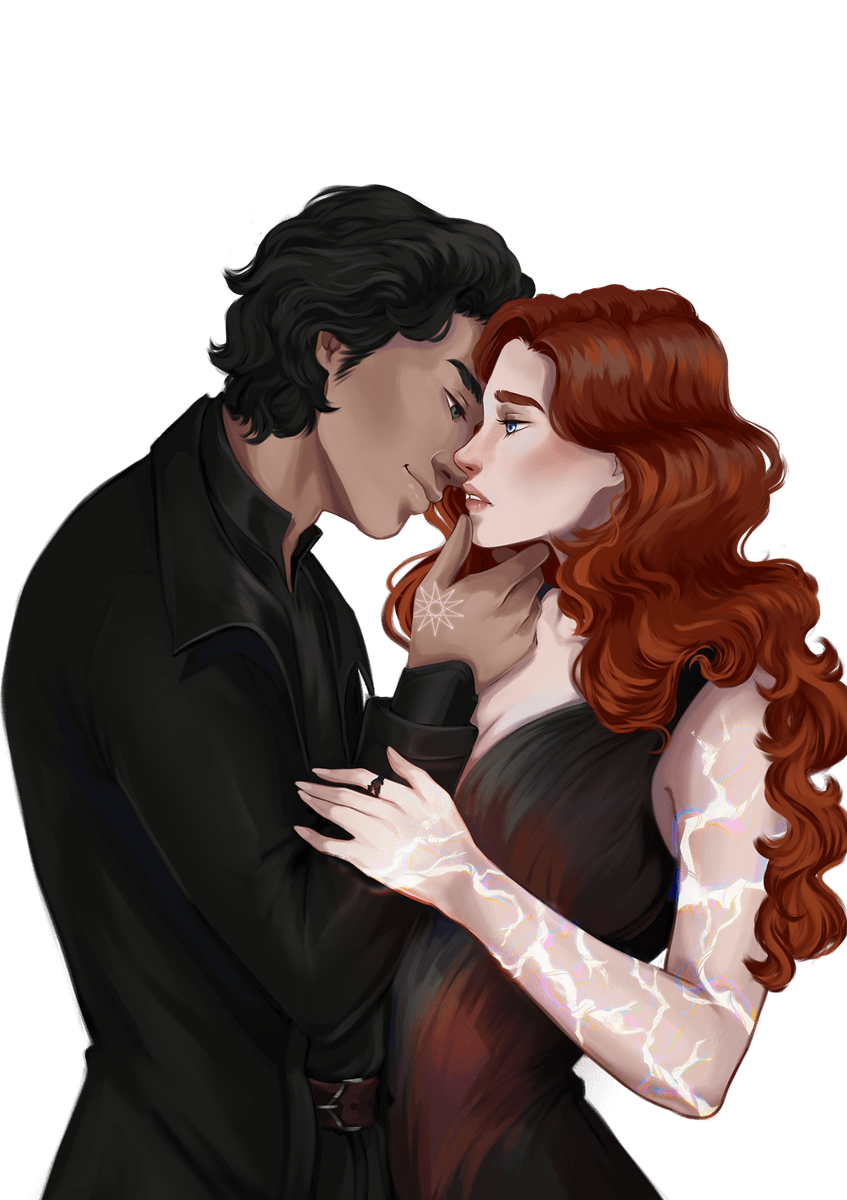 Kissing illustration